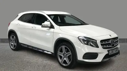 Used Mercedes GLA220 AMG line 177 HP (130 kW) 2017 White SUV
