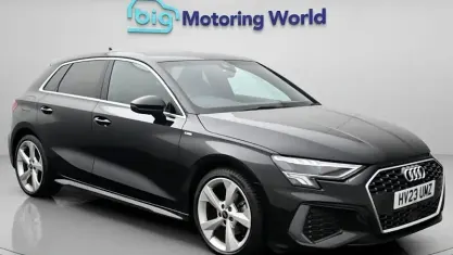 Used Audi A3 Sportback S-Line 110 HP (80 kW) 2023 Black Hatchback