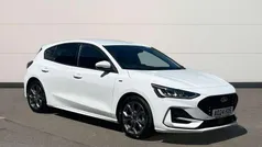 Frozen white (premium paint) Used 2024 Ford Focus ST-Line Hatchback | £19,868 (Fair price)