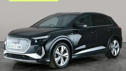 Used Audi Q4 e-tron S-Line 150 kW (204 HP) 2023 Black SUV