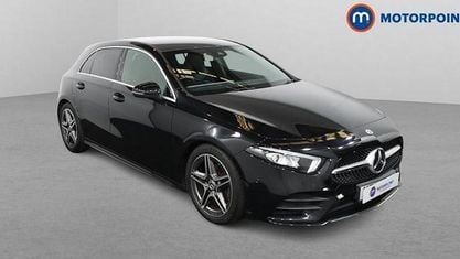 Begagnad Mercedes A200 Executive 163 HK (119 kW) 2020 Svart Halvkombi