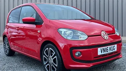 Used VW up! high up! 75 HP (55 kW) 2016 Red Hatchback