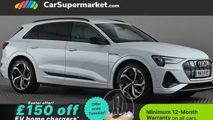 Used Audi e-tron Black Edition 230 kW (313 HP) 2022 White SUV