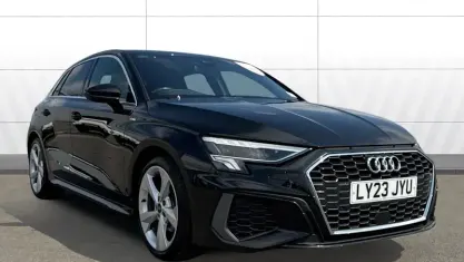 Used Audi A3 Sportback S-Line 110 HP (80 kW) 2023 Black Hatchback