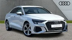 White Used 2022 Audi A3 S-Line Sedan | £20,791 (Fair price)