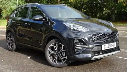 Used Kia Sportage GT-Line 177 HP (130 kW) 2021 Black SUV