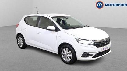 Usado Dacia Sandero Comfort 91 HP (66 kW) 2022 Branco Citadino