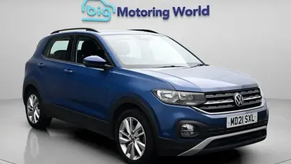 Used VW T-Cross SE 110 HP (80 kW) 2021 Blue SUV