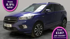 Blue Used 2018 Ford Kuga ST-Line SUV | £11,228 (Good price)