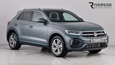 Petrol blue Used 2025 VW T-Roc R-line SUV | £29,895 (Fair price)