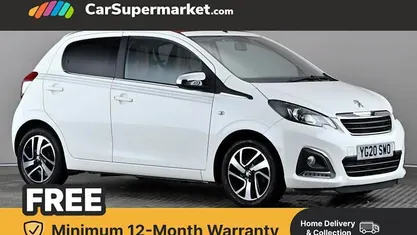 White Used 2020 Peugeot 108 Collection Hatchback | £8,697 (Fair price)