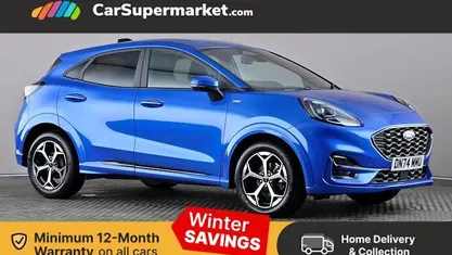 Blue Used 2024 Ford Puma ST-Line Hatchback | £18,397 (Fair price)