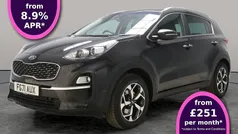 Black Used 2021 Kia Sportage 2 SUV | £16,411 (Fair price)