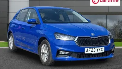 Used Skoda Fabia Comfort 110 HP (80 kW) 2023 Blue Hatchback