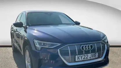 Used Audi e-tron Advanced 300 kW (408 HP) 2022 Blue SUV