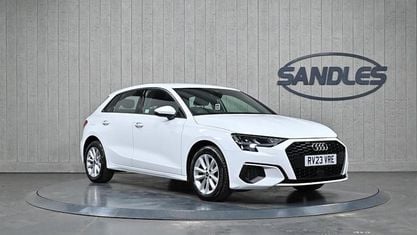 Usado Audi A3 Sportback 110 CV (80 kW) 2023 Blanco Utilitario