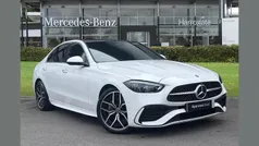 White Used 2024 Mercedes C300e AMG Line Premium Plus Sedan | £42,000 (Fair price)