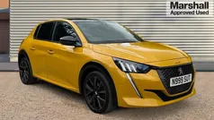 Yellow Used 2021 Peugeot 208 Premium Hatchback | £12,915 (Fair price)
