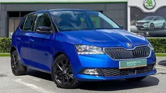 Race blue metallic black magic pearl effect Used 2021 Skoda Fabia SE Hatchback | £9,999 (Fair price)
