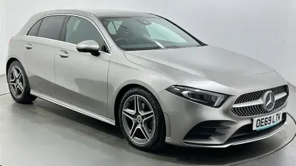 Used Mercedes A200 AMG Line Premium Plus 163 HP (119 kW) 2020 Silver Hatchback