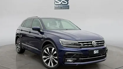 Used VW Tiguan R-line 150 HP (110 kW) 2017 Blue SUV