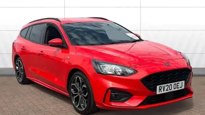 Used Ford Focus ST-Line X 125 HP (91 kW) 2020 Red Estate
