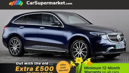 Used Mercedes EQC400 AMG line 300 kW (408 HP) 2021 Blue SUV