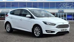 White Used 2017 Ford Focus Titanium Hatchback | £7,495 (Fair price)
