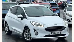 White Used 2018 Ford Fiesta Zetec Hatchback | £7,465 (Fair price)