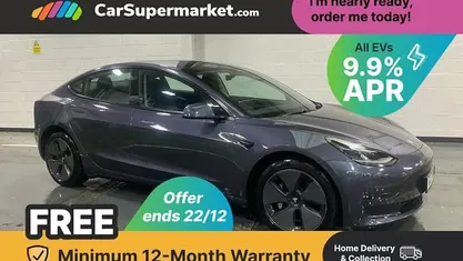 Grey Used 2022 Tesla Model 3 Long Range AWD Sedan | £23,897 (Fair price)
