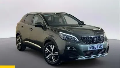 Begagnad Peugeot 3008 Allure 131 HK (96 kW) 2019 Grå SUV
