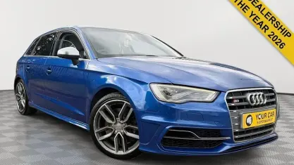 Used Audi S3 Sportback Design 300 HP (220 kW) 2015 Blue Hatchback