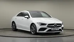 Digital white metallic finish Used 2022 Mercedes CLA250 AMG line Sedan | £27,500 (Fair price)