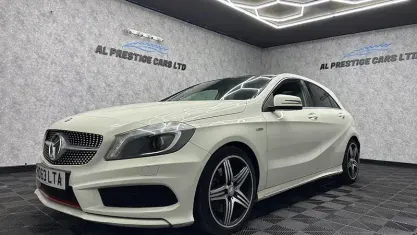 Used Mercedes A250 AMG 211 HP (155 kW) 2013 White Hatchback