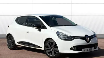 Used Renault Clio Dynamique 90 HP (66 kW) 2016 White Hatchback