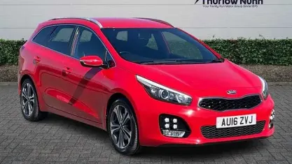 Used Kia Ceed Sportswagon GT-Line 136 HP (100 kW) 2016 Red Estate