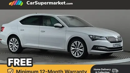 Used Skoda Superb SE L 150 HP (110 kW) 2022 White Hatchback