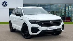 Pure white Used 2021 VW Touareg Black Edition SUV | £39,793 (Good price)