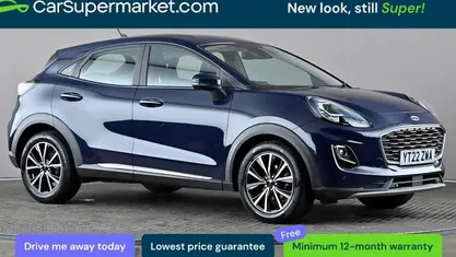Used Ford Puma Titanium 125 HP (91 kW) 2022 Blue SUV