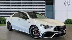 White Used 2023 Mercedes CLA45 AMG Coupe | £47,085 (Fair price)