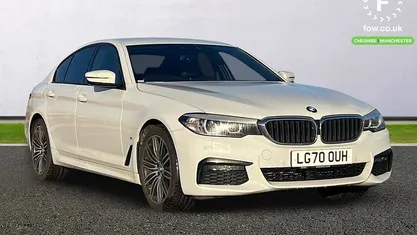 White Used 2020 BMW 530e M Sport Sedan | £18,199 (Good price)