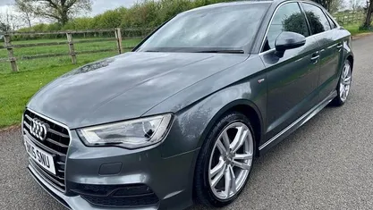Begagnad Audi A3 S-Line 150 HK (110 kW) 2015 Grå Sedan