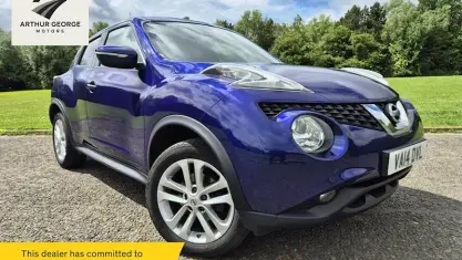 Used Nissan Juke Acenta Premium 110 HP (80 kW) 2014 Blue SUV