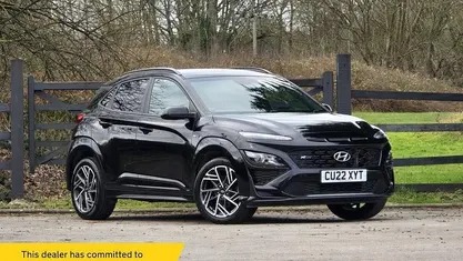 Used Hyundai Kona N Line 120 HP (88 kW) 2022 Black SUV