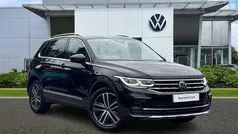 Deep black Used 2022 VW Tiguan Elegance SUV | £26,556 (Fair price)