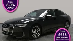 Black Used 2021 Audi A6 S-Line Sedan | £27,413 (Fair price)