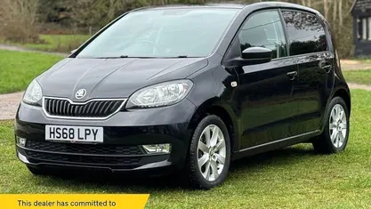 Used Skoda Citigo SE L 75 HP (55 kW) 2019 Black Hatchback