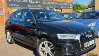 Used Audi Q3 S-Line 180 HP (132 kW) 2017 Black SUV
