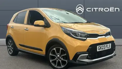 Used Kia Picanto X-Line 67 HP (49 kW) 2023 Yellow Hatchback