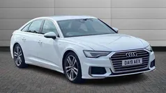 White Used 2019 Audi A6 S-Line Sedan | £16,450 (Fair price)